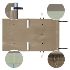 Bâche à Barres Pour Piscine Bois