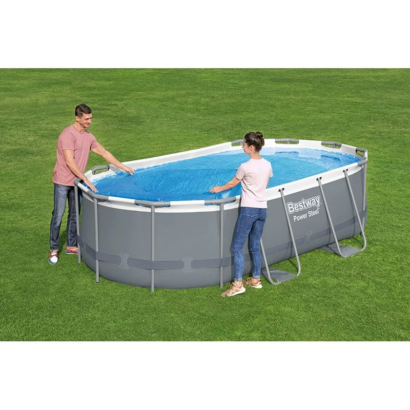 Bâche à Bulles Pour Piscine Bestway Ovale 4 Bâche à Bulles Pour Piscine Bestway Ovale – Image 2