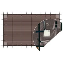 Bâche D'hivernage Filtrante Luxe Ressorts + Pitons Gazon