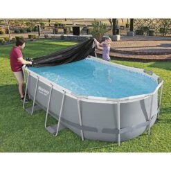 Bâche De Protection Pour Piscine Bestway Ovale -Ubbink Soldes Magasin bache de protection pour piscine bestway ovale 2