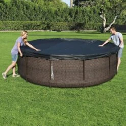 Bâche De Protection Pour Piscine Bestway Ronde -Ubbink Soldes Magasin bache de protection pour piscine bestway ronde 3