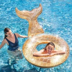 Bouée Sirène à Paillettes Glitter Intex -Ubbink Soldes Magasin bouee sirene a paillettes glitter intex 2