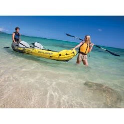 Canoë Kayak Gonflable Intex Explorer K2 -Ubbink Soldes Magasin canoe kayak gonflable intex explorer k2 2