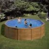 GRE Piscine Acier Gré Aspect Bois Sicilia Ronde 1 GRE Piscine Acier Gré Aspect Bois Sicilia Ronde -Ubbink Soldes Magasin piscine acier gre aspect bois sicilia ronde
