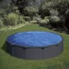 Piscine Acier Gre Aspect Gris Anthracite Juni Ronde 1 Piscine Acier Gre Aspect Gris Anthracite Juni Ronde -Ubbink Soldes Magasin piscine acier gre aspect gris anthracite juni ronde