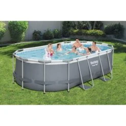 Devant 5 Devant -Ubbink Soldes Magasin piscine bestway ovale power steel 427 x 250 h100m 1