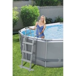 Piscine Bestway Ovale Power Steel 4,88 X 3,05 H1,07m -Ubbink Soldes Magasin piscine bestway ovale power steel 488 x 305 h107m 4
