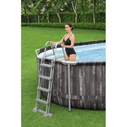 Piscine Bestway Ovale Power Steel Décor Bois 7,32 X 3,66 H1,22m -Ubbink Soldes Magasin piscine bestway ovale power steel decor bois 732 x 366 h122m 6
