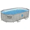 Piscine Bestway Ovale Power Steel Swim Vista Décor Pierre 4,88 X 3,05 H1,07m 1 Piscine Bestway Ovale Power Steel Swim Vista Décor Pierre 4,88 X 3,05 H1,07m -Ubbink Soldes Magasin piscine bestway ovale power steel swim vista decor pierre 488 x 305 h107m