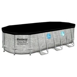 Piscine Bestway Ovale Power Steel Swim Vista Décor Pierre 5,49 X 2,74 H1,22m -Ubbink Soldes Magasin piscine bestway ovale power steel swim vista decor pierre 549 x 274 h122m 1