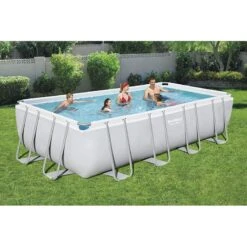 Piscine Bestway Rectangulaire Power Steel 5,49 X 2,74 H1,22m -Ubbink Soldes Magasin piscine bestway rectangulaire power steel 549 x 274 h122m 2