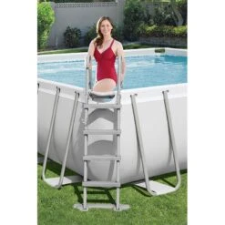 Piscine Bestway Rectangulaire Power Steel 5,49 X 2,74 H1,22m -Ubbink Soldes Magasin piscine bestway rectangulaire power steel 549 x 274 h122m 4