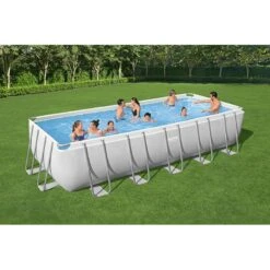 Piscine Bestway Rectangulaire Power Steel 6,40 X 2,74 H1,32m -Ubbink Soldes Magasin piscine bestway rectangulaire power steel 640 x 274 h132m 2