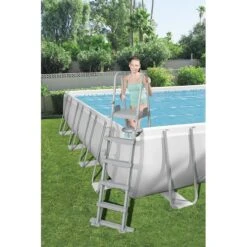 Piscine Bestway Rectangulaire Power Steel 9,56 X 4,88 H1,32m -Ubbink Soldes Magasin piscine bestway rectangulaire power steel 956 x 488 h132m 4
