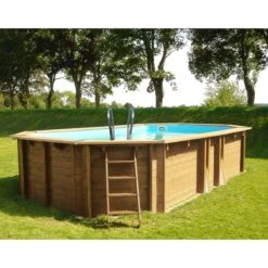 Piscine Bois Alista 5,00 X 3,00 X H1,30m -Ubbink Soldes Magasin piscine bois alista 500 x 300 x h130m 3