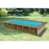 Ubbink Piscine Bois Azura 3,50 X 2,00 X H0,71m -Ubbink Soldes Magasin piscine bois azura 350 x 200 x h071m