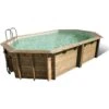 Ubbink Piscine Bois Azura 4,90 X 3,55 X H1,30m -Ubbink Soldes Magasin piscine bois azura 490 x 355 x h130m