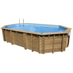 Ubbink Piscine Bois Azura 7,50 X 4,00 X H1,30m
