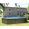 Piscine Bois Cannelle 5,51 X 3,51 X H1,19m 2 Piscine Bois Cannelle 5,51 X 3,51 X H1,19m -Ubbink Soldes Magasin piscine bois cannelle 551 x 351 x h119m