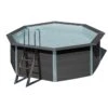 Piscine Bois Composite Avant Garde Gre 4,10 X H1,24m -Ubbink Soldes Magasin piscine bois composite avant garde gre 410 x h124m