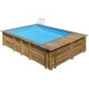 Piscine Bois Evora Plus 6,20 X 4,20 X H1,36m -Ubbink Soldes Magasin piscine bois evora plus 620 x 420 x h136m