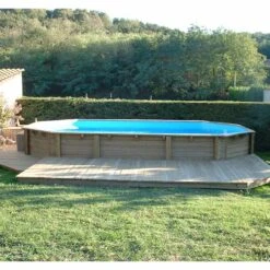 Ubbink Piscine Bois Lagon 8,20 X 4,70 X H1,30m -Ubbink Soldes Magasin piscine bois lagon 820 x 470 x h130m 6