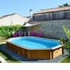 Piscine Bois Lavender 5,70 X 3,95 X H1,27m 2 Piscine Bois Lavender 5,70 X 3,95 X H1,27m -Ubbink Soldes Magasin piscine bois lavender 570 x 395 x h127m