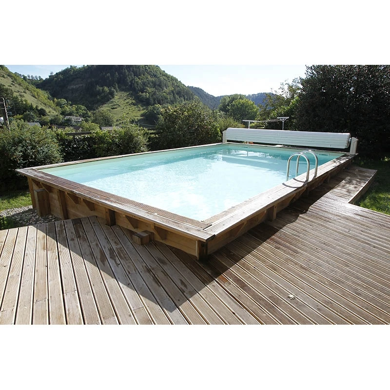 Ubbink Piscine Bois Linea 8,00 X 5,00 X H1,40m 4 Ubbink Piscine Bois Linea 8,00 X 5,00 X H1,40m – Image 2