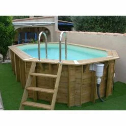 Ubbink Piscine Bois Ocea 5,50 X 3,55 X H1,20m -Ubbink Soldes Magasin piscine bois ocea 550 x 355 x h120m 7
