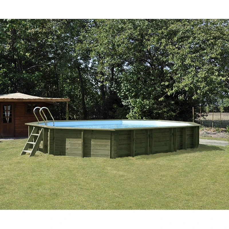 Piscine Bois Safran 6,37 X 4,12 X H1,33m 4 Piscine Bois Safran 6,37 X 4,12 X H1,33m – Image 2