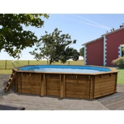 Piscine Bois Safran 6,37 X 4,12 X H1,33m 7 Piscine Bois Safran 6,37 X 4,12 X H1,33m -Ubbink Soldes Magasin piscine bois safran 637 x 412 x h133m 2