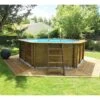 Piscine Bois Vanille Premium 4,12 X H1,19m 2 Piscine Bois Vanille Premium 4,12 X H1,19m -Ubbink Soldes Magasin piscine bois vanille premium 412 x h119m
