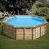 Piscine Bois Violette II 5,00 X H1,27m 1 Piscine Bois Violette II 5,00 X H1,27m -Ubbink Soldes Magasin piscine bois violette ii 500 x h127m