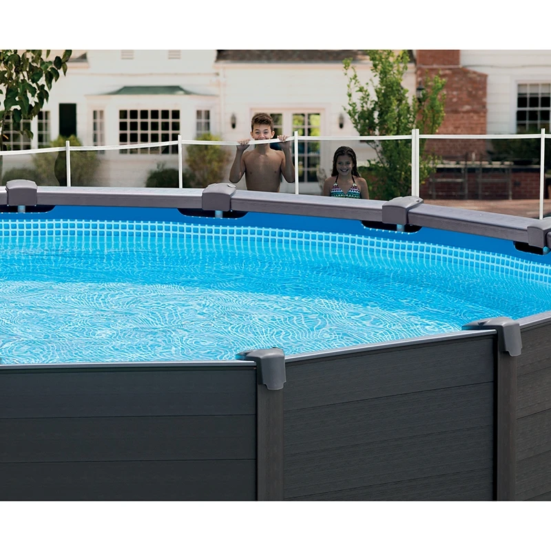 Piscine Tubulaire Intex Graphite 4,78 X H1,24m 5 Piscine Tubulaire Intex Graphite 4,78 X H1,24m – Image 3