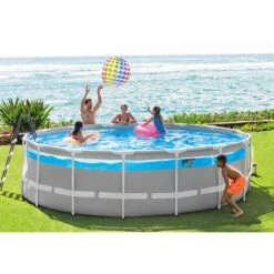 Piscine Tubulaire Intex Clear Window 4,88 X H1,22m -Ubbink Soldes Magasin piscine tubulaire intex clear window 488 x h122m 5