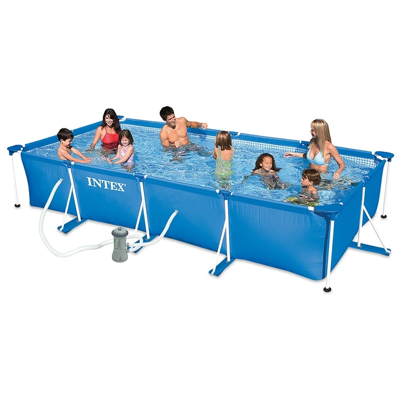 Piscine Tubulaire Intex Metal Frame 4,50 X 2,20 X H0,84m 3 Piscine Tubulaire Intex Metal Frame 4,50 X 2,20 X H0,84m