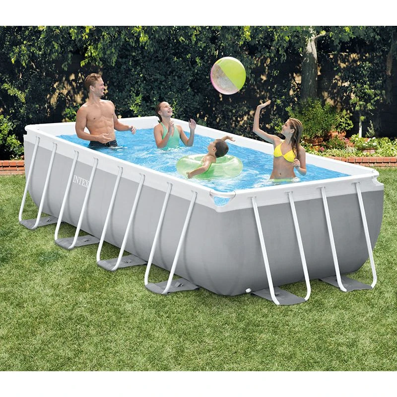 Piscine Tubulaire Intex Prism Frame 4,00 X 2,00 X H1,00m 4 Piscine Tubulaire Intex Prism Frame 4,00 X 2,00 X H1,00m – Image 2