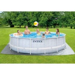 Piscine Tubulaire Intex Prism Frame Chevron 4.88 X 1.22m -Ubbink Soldes Magasin piscine tubulaire intex prism frame chevron 488 x 122m 4