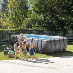 Piscine Tubulaire Intex Ultra Frame XTR 5,49 X 2,74 X H1,32m 6 Piscine Tubulaire Intex Ultra Frame XTR 5,49 X 2,74 X H1,32m -Ubbink Soldes Magasin piscine tubulaire intex ultra frame xtr 549 x 274 x h132m 1