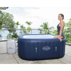Spa Bestway Lay-Z Hawaii Air Jet 4-6 Places -Ubbink Soldes Magasin spa bestway lay z hawaii air jet 4 6 places 6